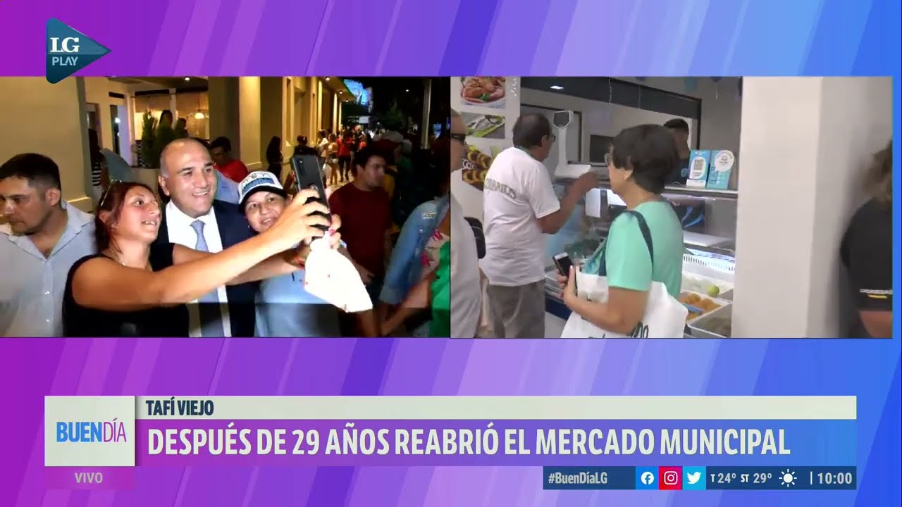 Después de 29 años reabrió el mercado municipal de Tafí Viejo