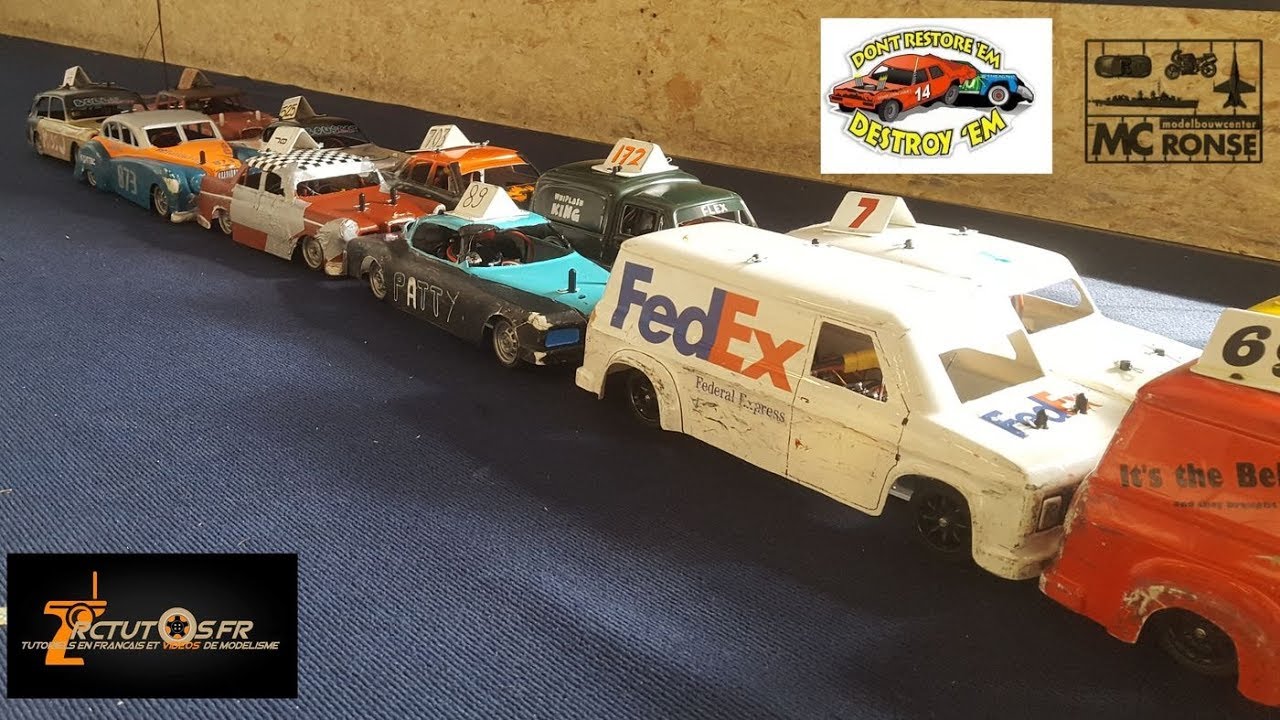 DEMOLITION DERBY RC BANGER Buddy MC Ronse Part 2 - RC BANGER - RCTutos #252