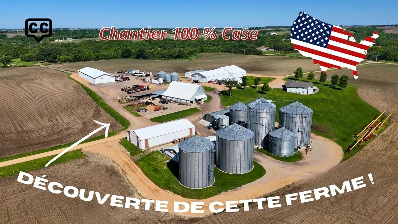 USA 🇺🇸 Ep.3 : DECOUVERTE DE CETTE FERME CEREALIERE 🔥Suivez-moi dans ces semis 100 % Case 🔴