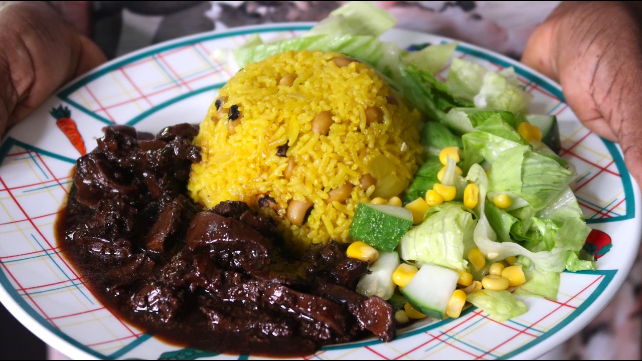 How to make Black Eye Peas and Yellow Rice