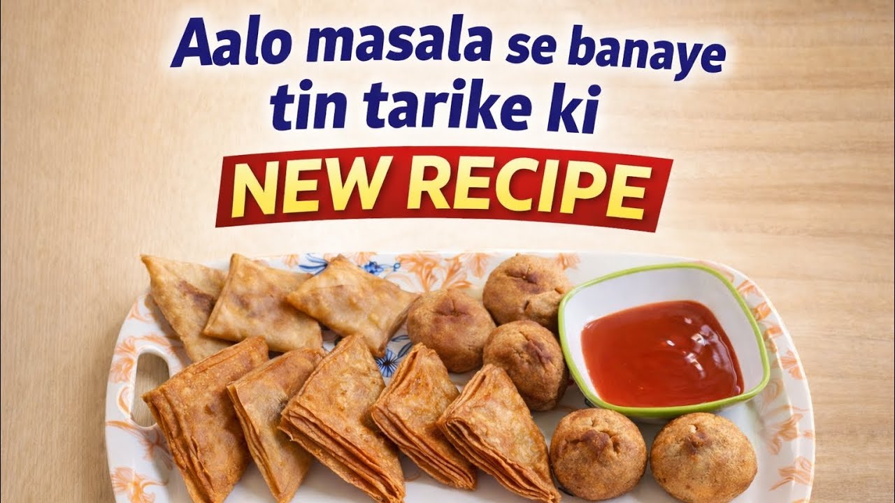Aalo Masala Se Banaye Tin Tarike Ki New Recipe | Easy & Crispy Snacks Recipe