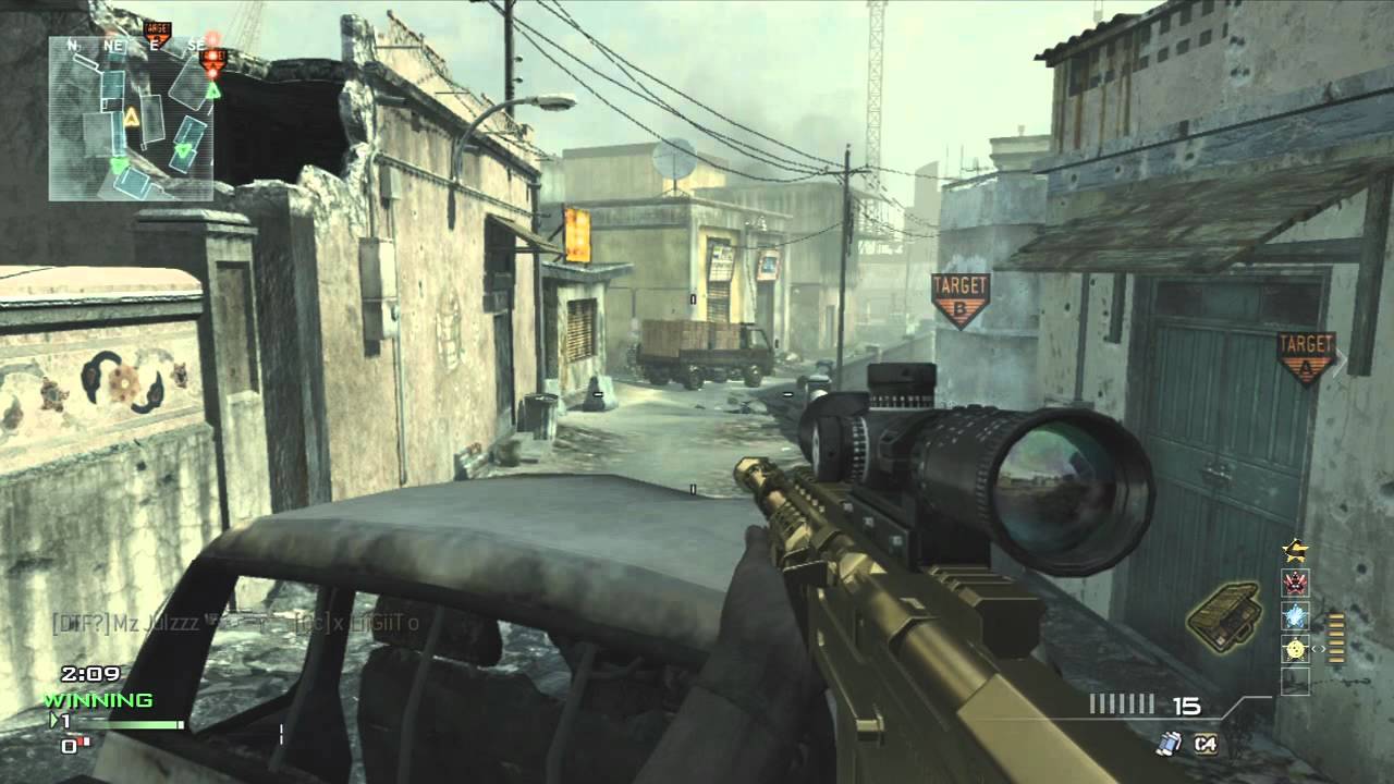 MW3 MOAB MY First With a Sniper Rifle - AS50 40-4