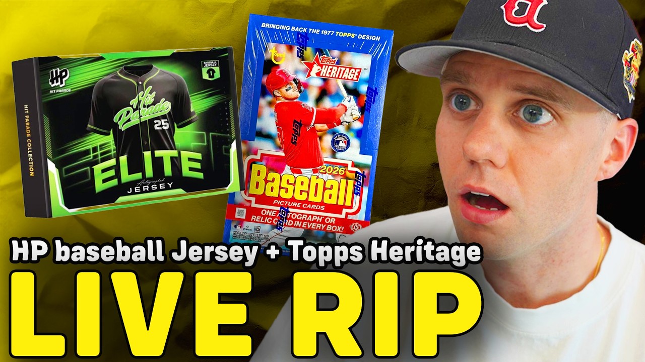 LIVE RIP: TOPPS HERITAGE 2026 BASEBALL & AUTO BASEBALL JERSEYS