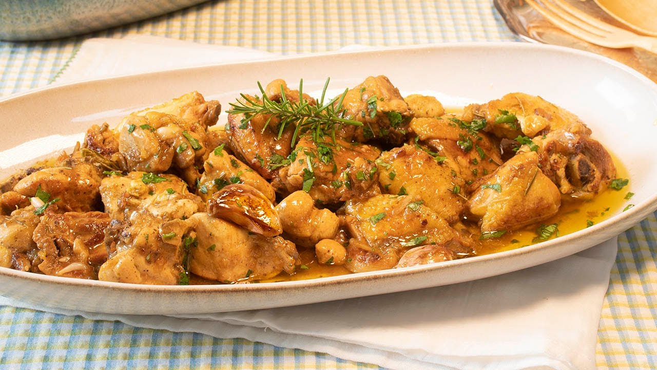 La receta MÁS FÁCIL y CON MÁS SABOR DEL UNIVERSO.-Pollo al ajillo.