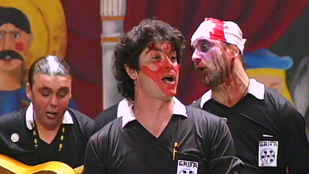 Chirigota LOS BORDES DEL ÁREA - FINAL [Calidad Mejorada] - Carnaval de Cádiz 1996