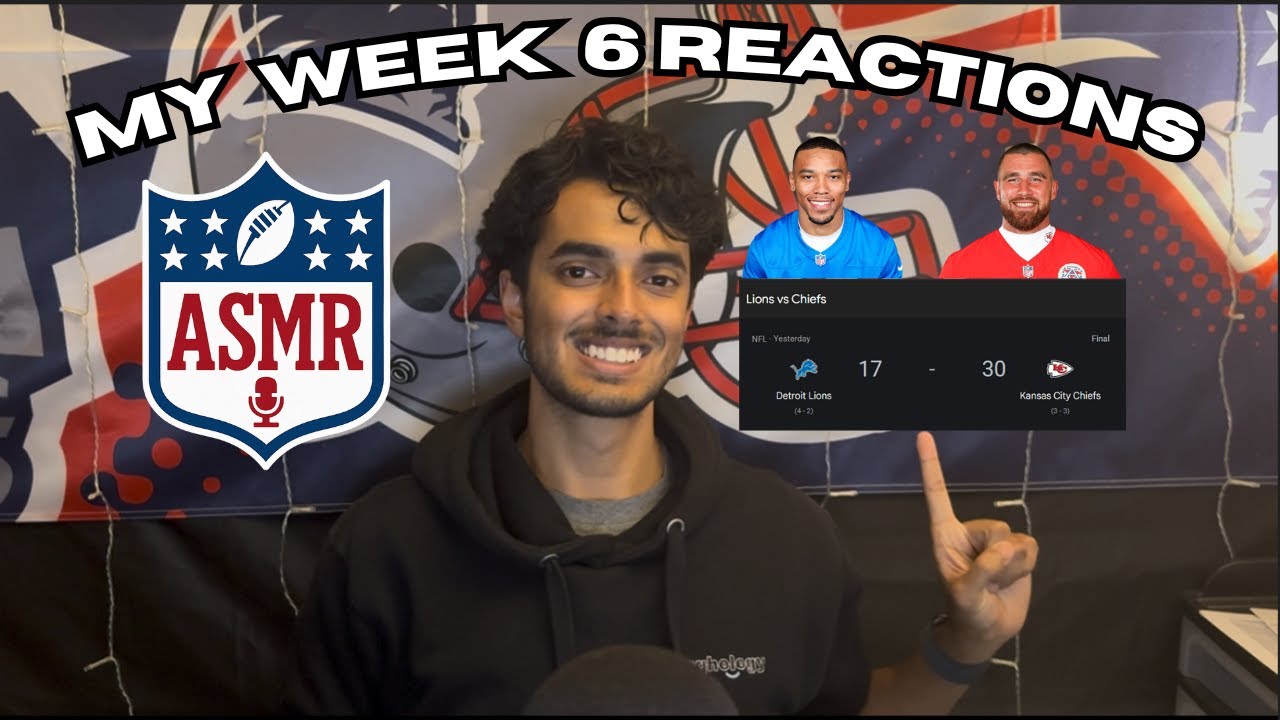 NFL ASMR - Recapping a WILD Week 6