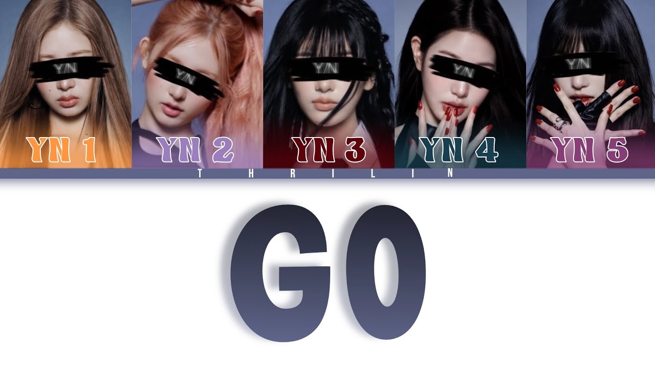 GO by Blackpink (Your Girl Group) 5 members version (Colour Coded Lyrics) | Thrilin |