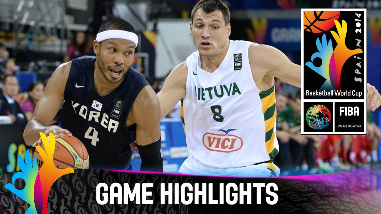 Lithuania v Korea - Game Highlights - Group D - 2014 FIBA Basketball World Cup