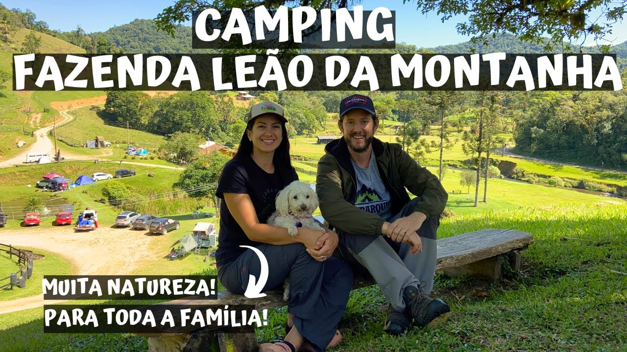 CAMPING na FAZENDA LEÃO DA MONTANHA em JARAGUÁ DO SUL - SC | NOS ENCANTOU | EP.076