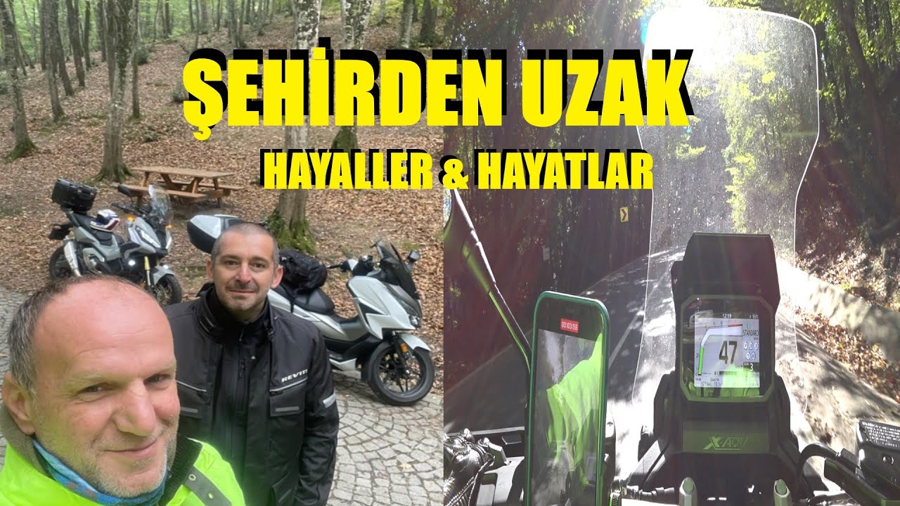 2021 Honda X-ADV 750 ve Honda Forza 250 ile Belgrad Ormanı - Rumeli Feneri turu