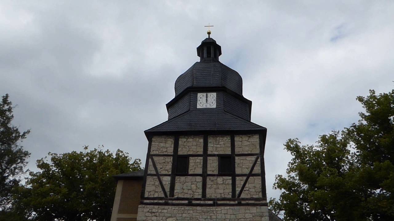 12 Uhr Schlag Ev. St.Laurentiuskirche Saaleck / Saale 2016
