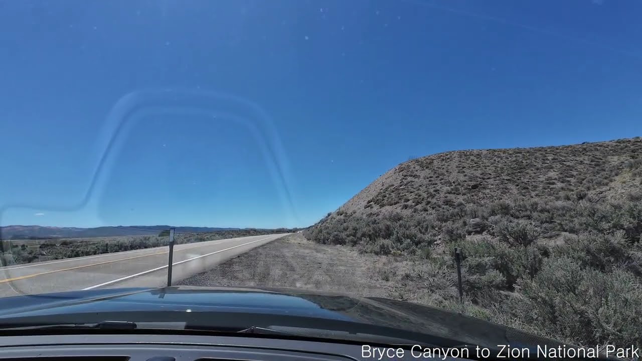 Bryce Canyon to Zion National Park, to Las Vegas hyperlapse (2024.05.08)