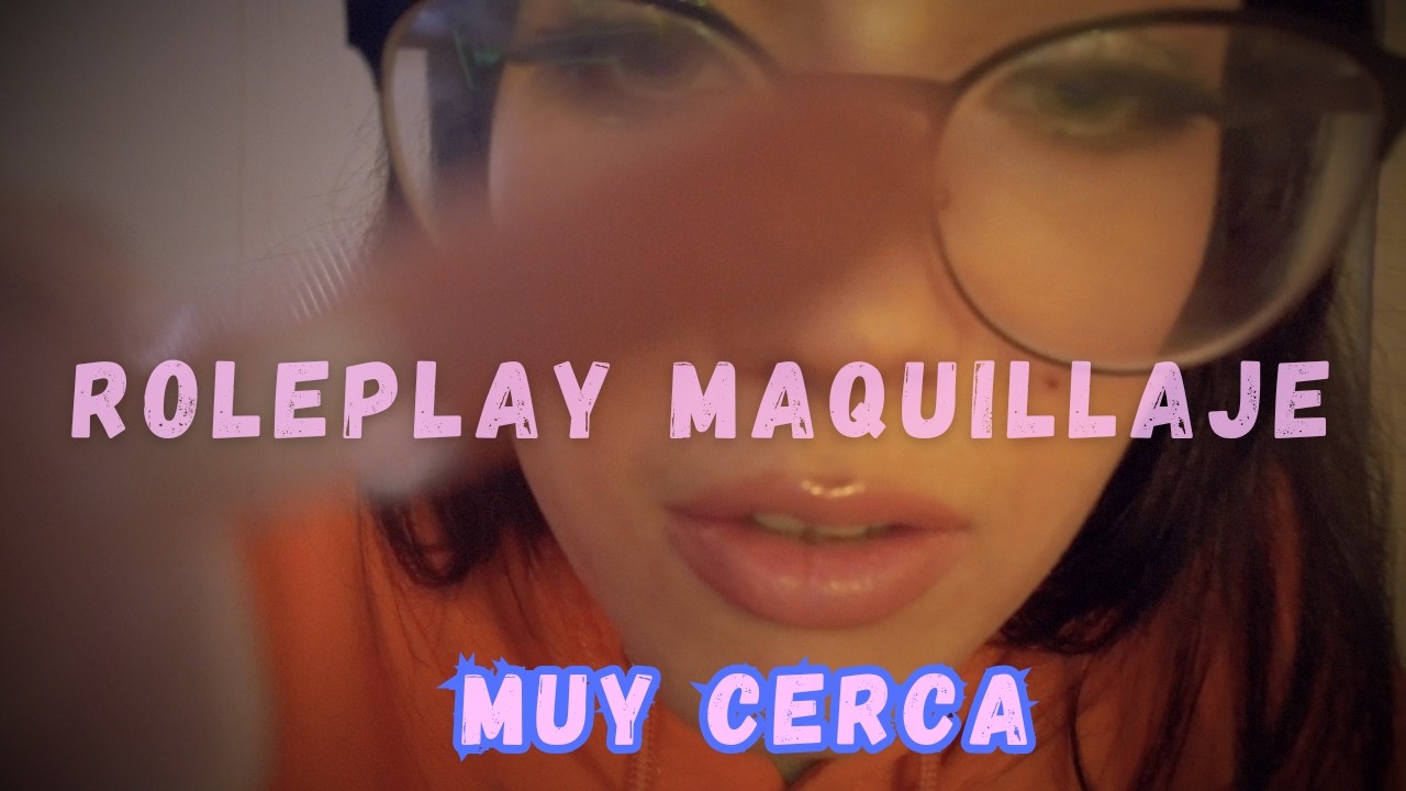 te maquillo estilo rápido y agresivo | ASMR en español