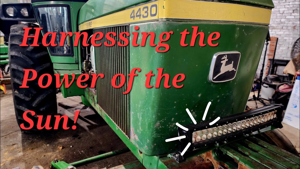 How to Install LED Light on a John Deere 4430 Tractor