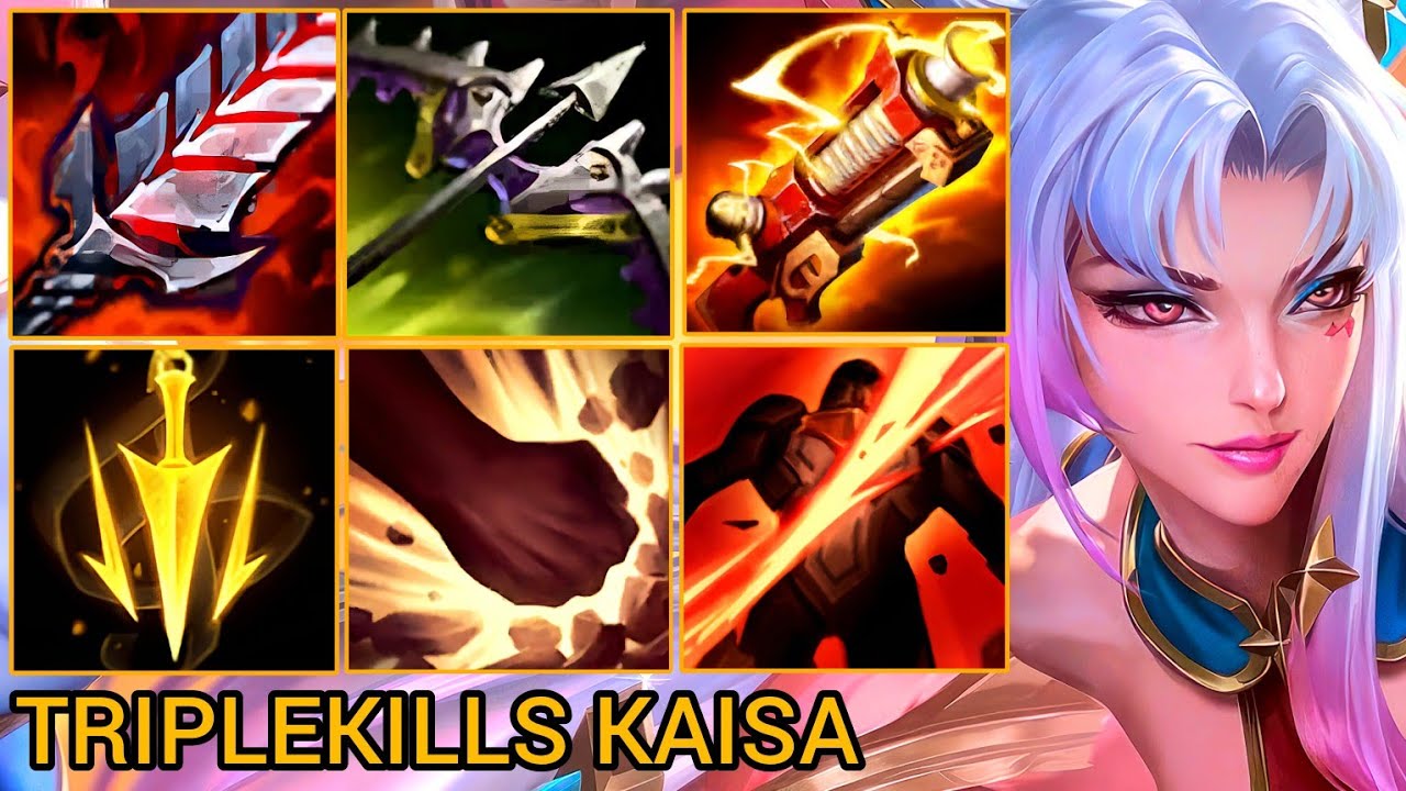Kaisa Yuumi Insane Combo Triplekills - China Wild Rift Highlights By Tiarty