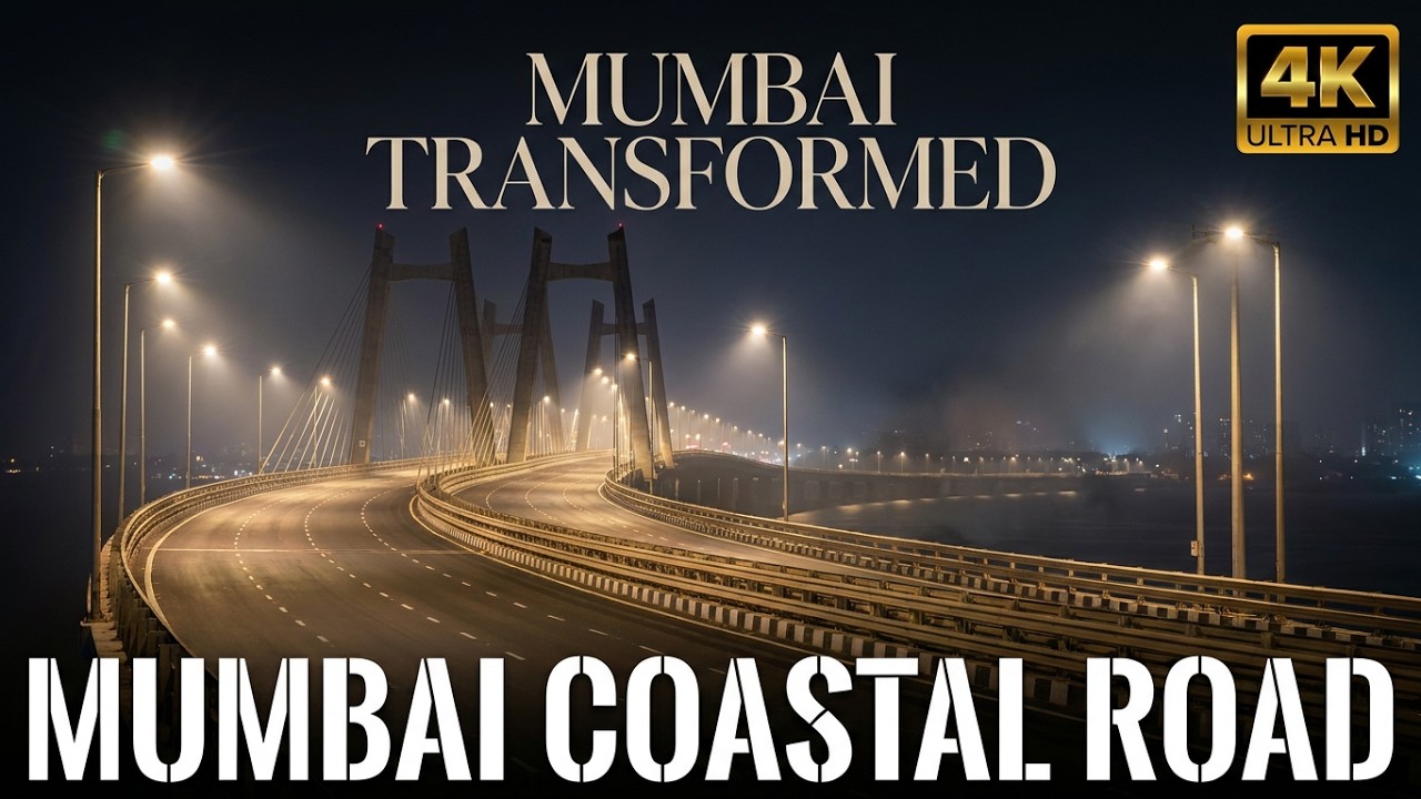 Mumbai Coastal Road in 4k