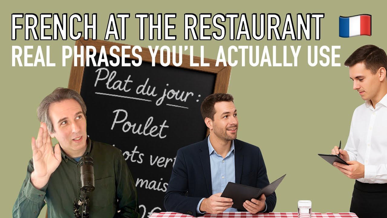[French Conversation] Useful Phrases for Eating Out / Order Like a Pro in France! 🇫🇷