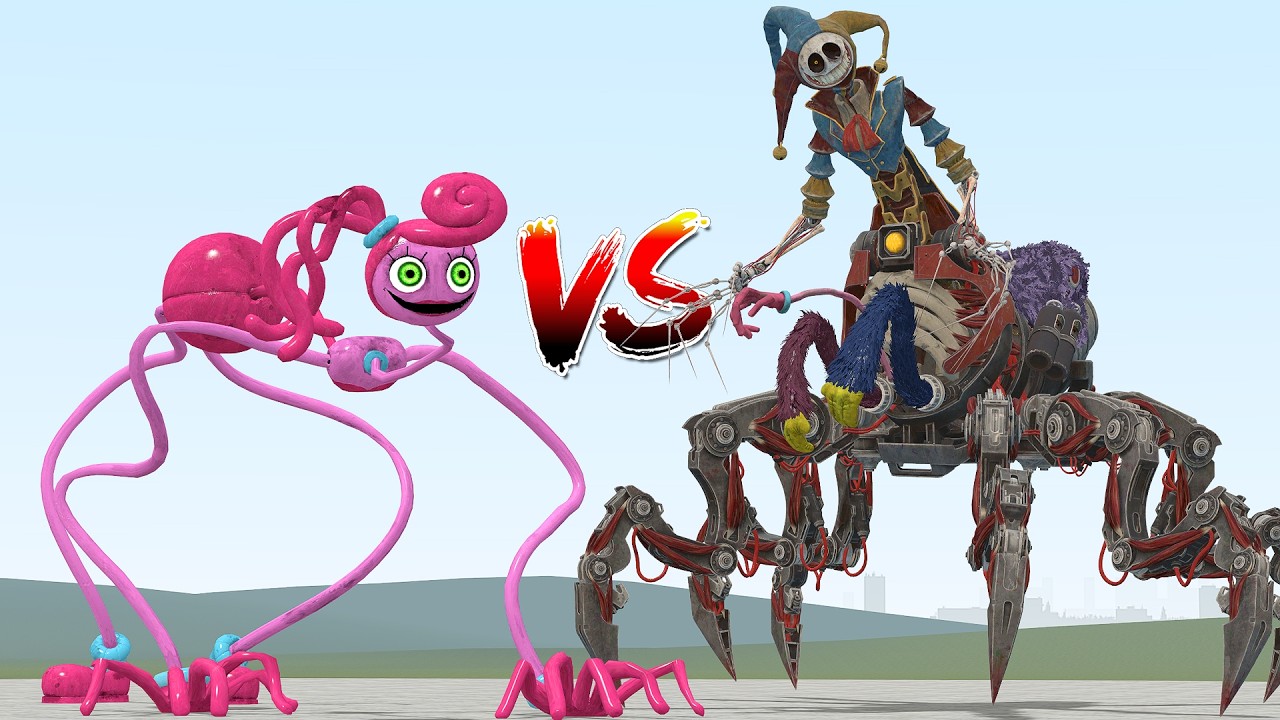 NEW MOMMY LONG LEGS VS NEW PROTOTYPE POPPY PLAYTIME CHAPTER 5 in Garry's Mod