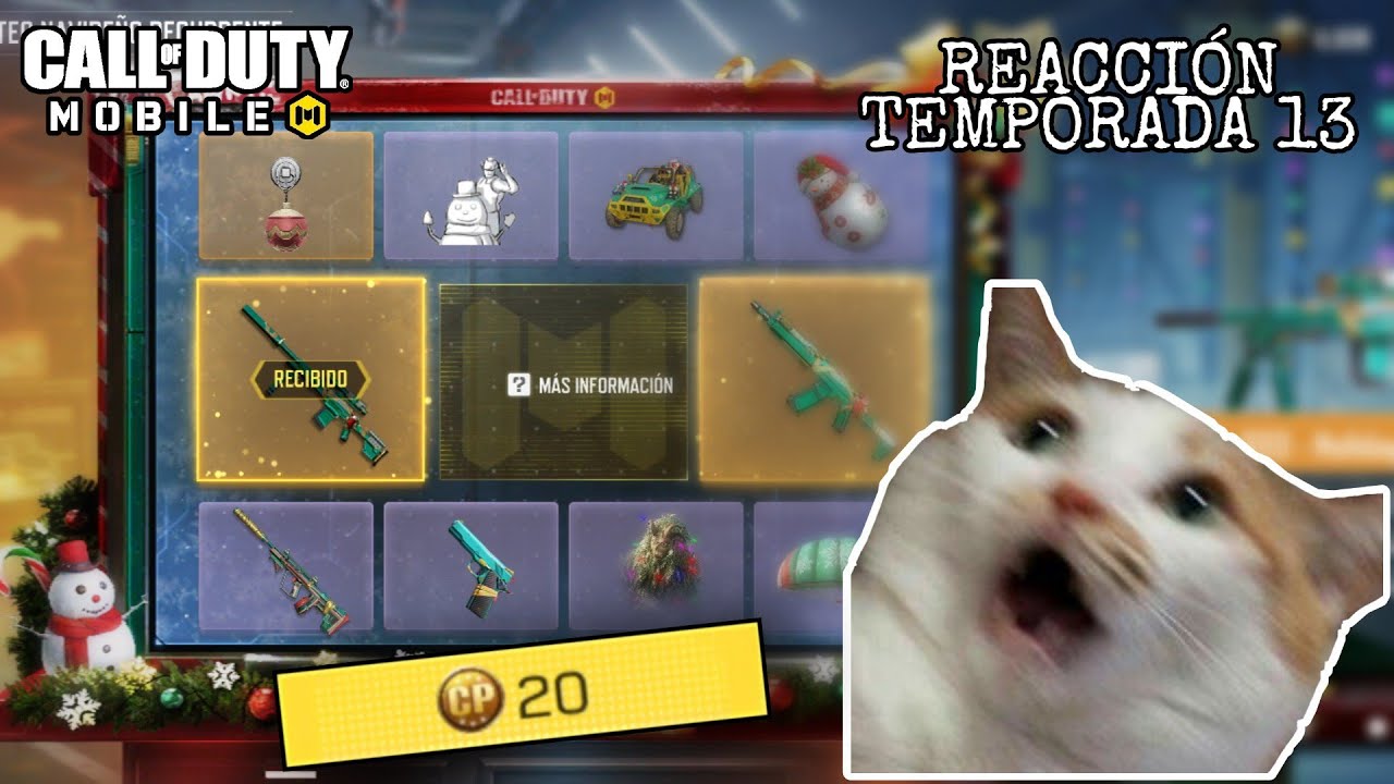 Me dan un arma LEGENDARIA en el primer tiro de ruleta + Reacción temporada 13 de Call Of Duty Mobile