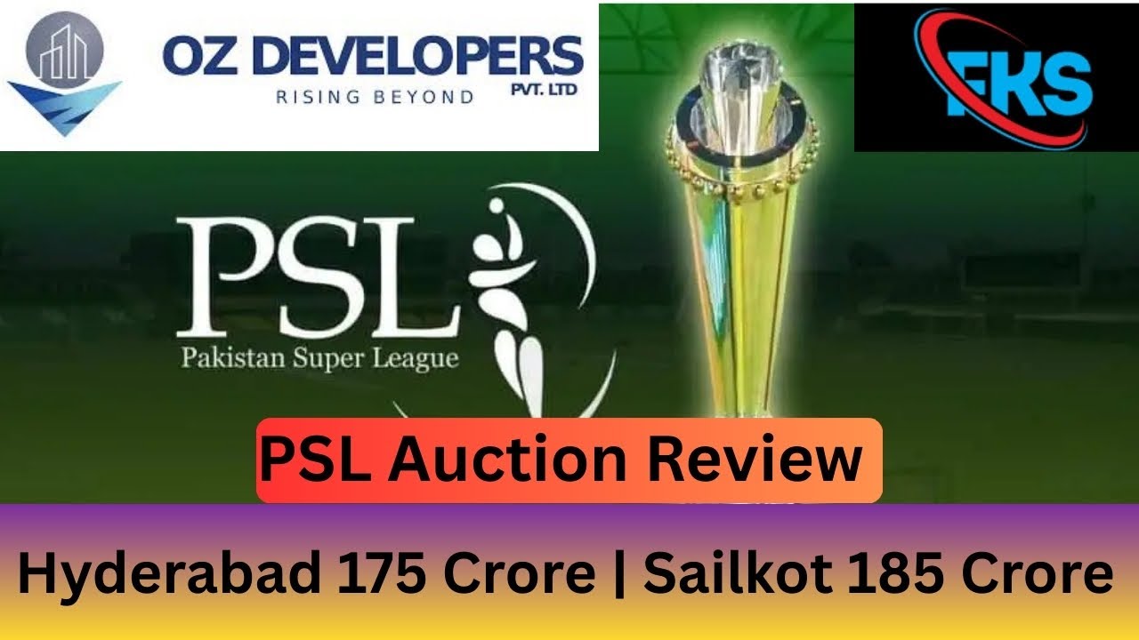 Welcome Hyderabad and Sialkot | HBL PSL New Teams Auction 2026 - Babu k Reviews