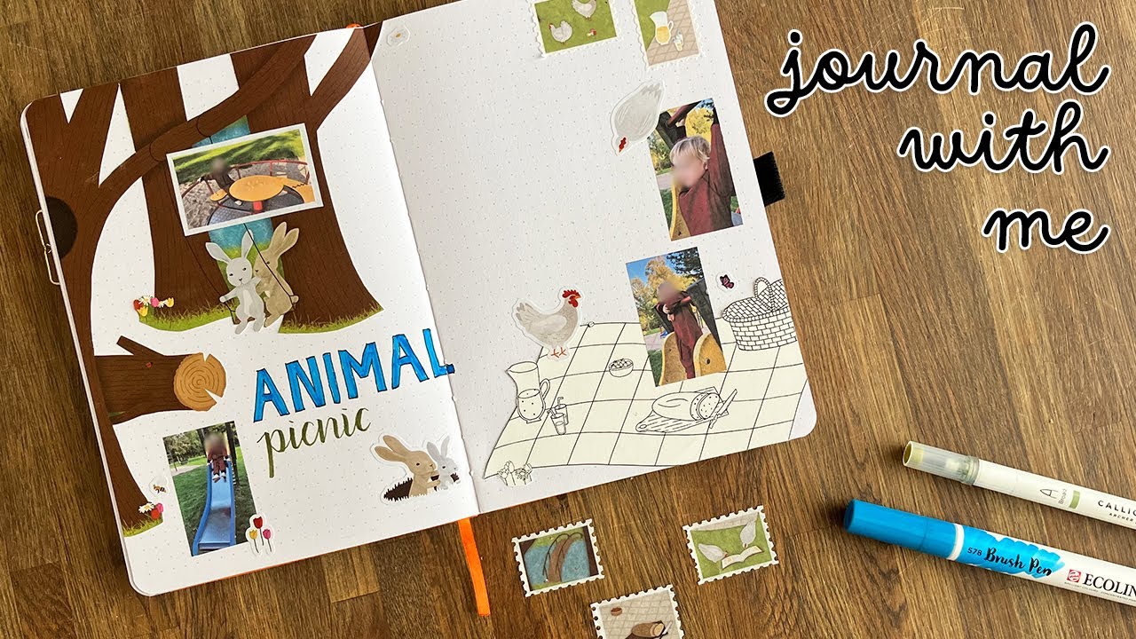Journal inspiratie: PICKNICK | Journal with me