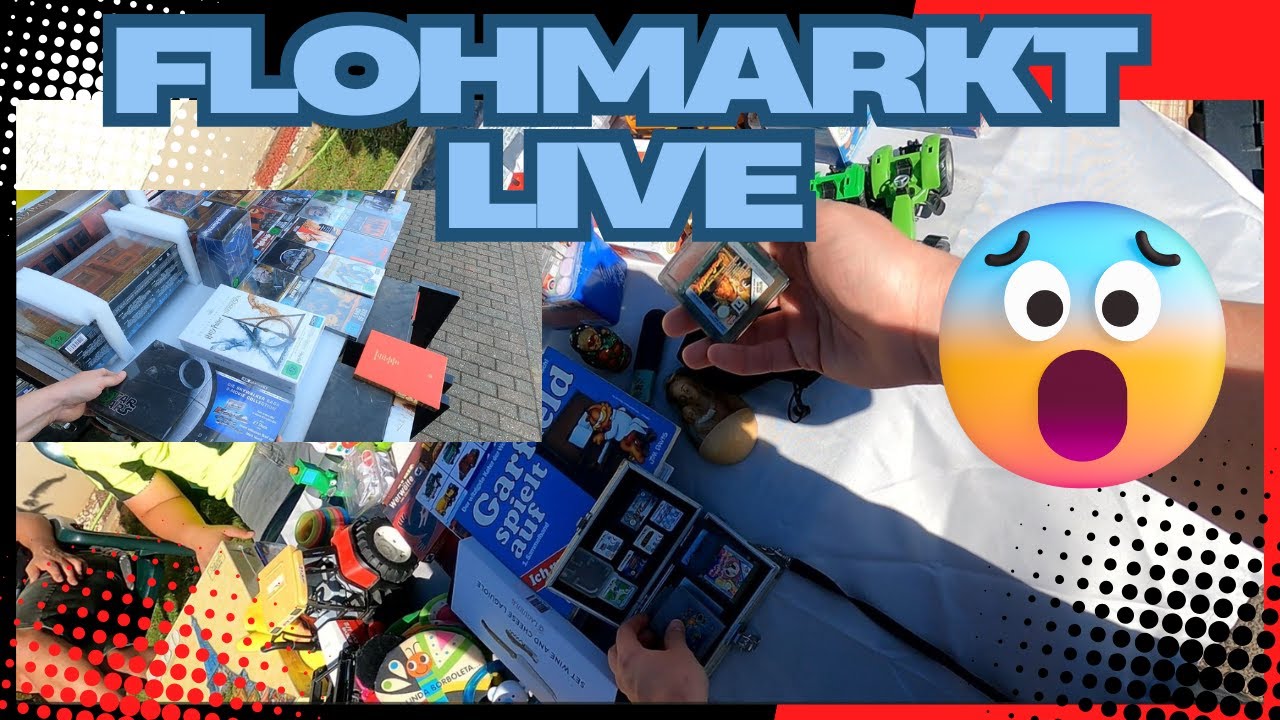 FLOHMARKT LIVE #64 Nintendo-Schnapper! 😍 Sch&ouml;ne St&uuml;cke vom Dorftr&ouml;del aber auch Fake Module!