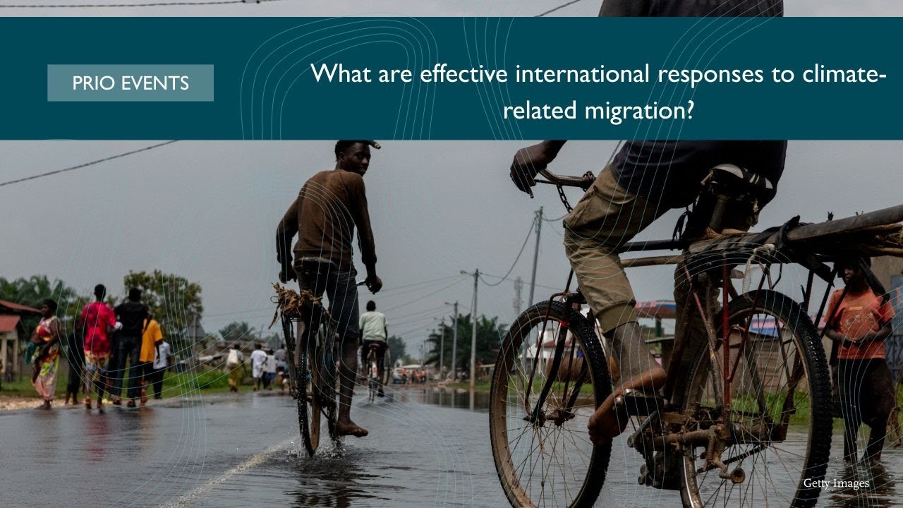 What are effective international responses to climate-related migration?