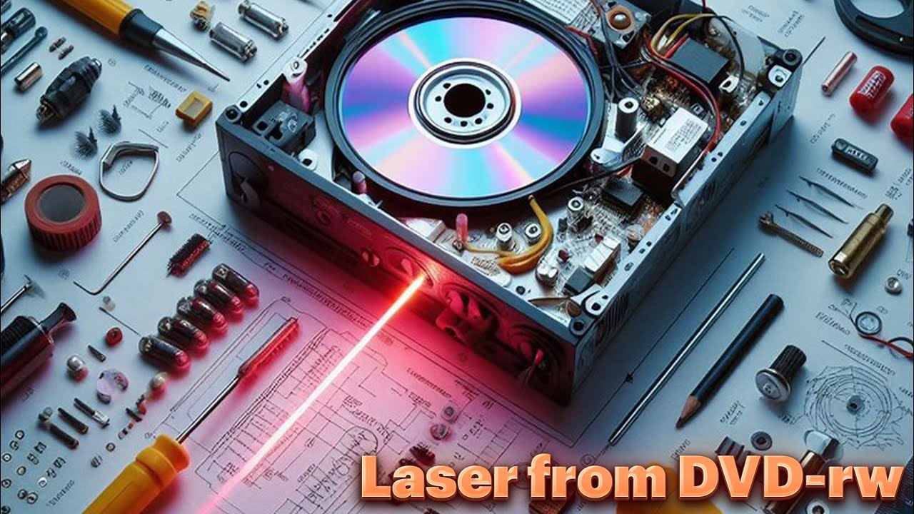 How to make a powerful burning laser from DVD-rw