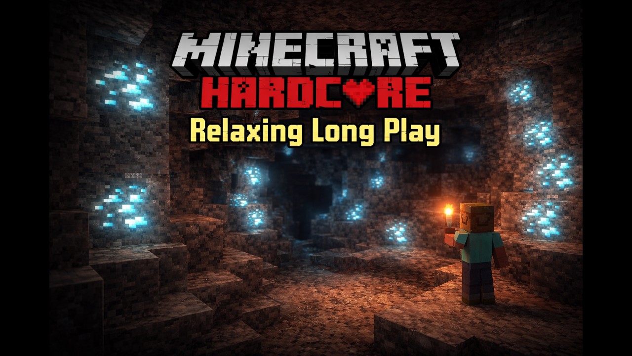 Minecraft Hardcore Relaxing Long Play (Bedrock Edition) (No Commentary)