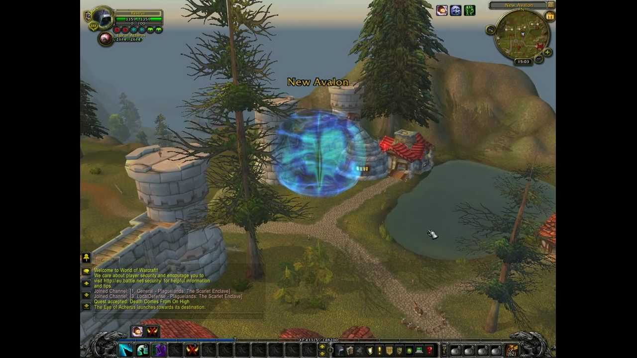 World of Warcraft WoW DK Quest Death Comes From On High HD