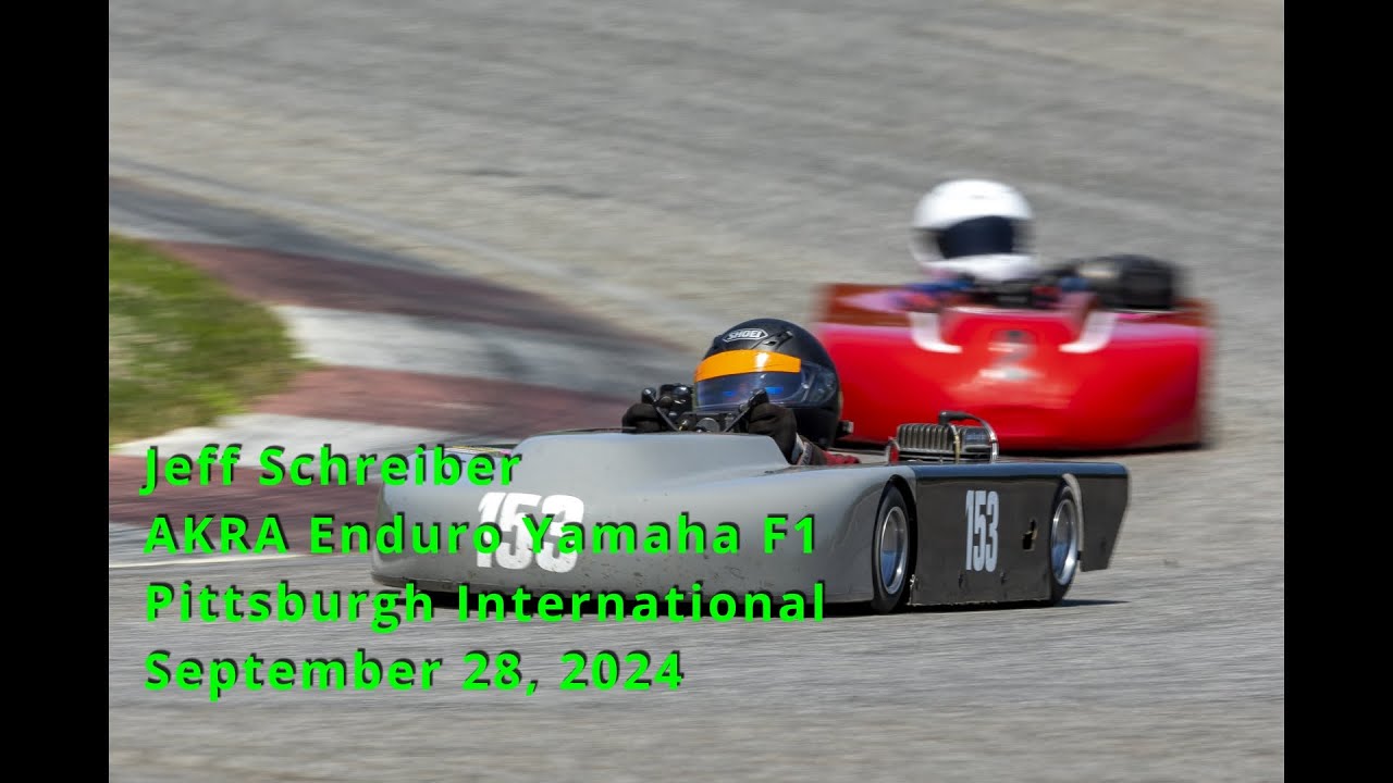 Jeff Schreiber - Enduro Yamaha Kart Race F1, Pitt International Sept 28, 2024