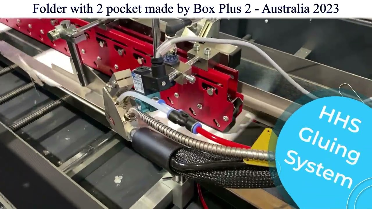 Box Plus 2 full automatic machine to fold and glue straight boxes & Crash lock bottom, Wallets....