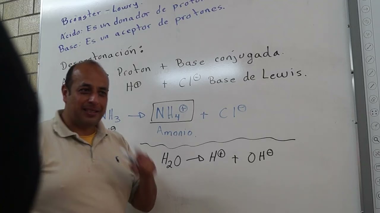Conceptos de Acidez y Basicidad (Alcalinidad) parte 3: Bronsted-Lowry