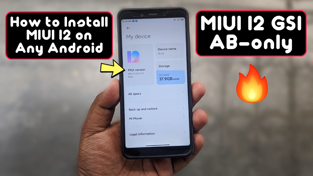 How to Install MIUI 12 on Any Android ft. Mi A2 || MIUI 12 GSI Installation Guide || MIUI 12 AB-only