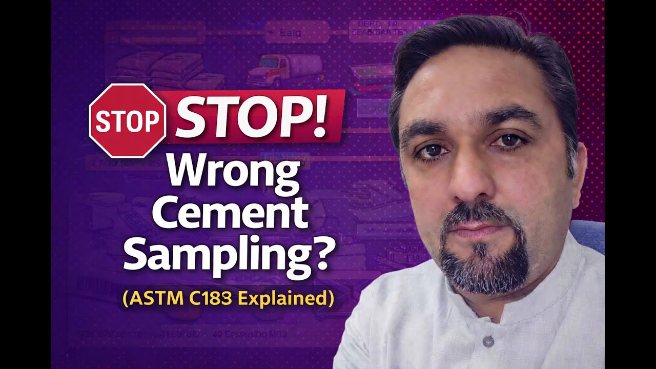 14 Lecture: Wrong Cement Sampling = Wrong Test Results!  ASTM C183 Explained