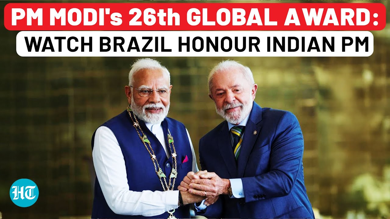 Full Event: PM Modi Conferred With Brazil's Highest Civilian Honour - His 26th Global Award| India