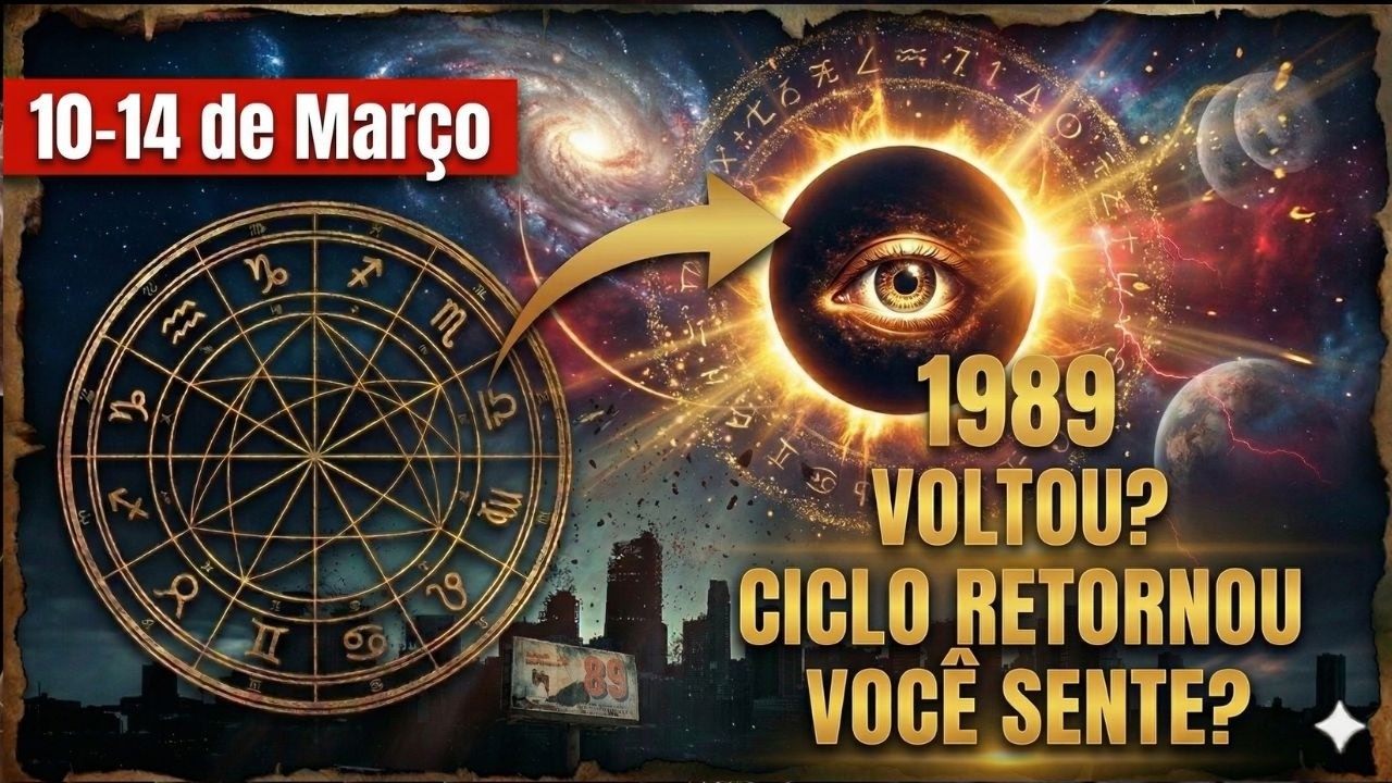 10-14 MARÇO: O alinhamento de 1989 retorna de forma sutil – Você sente?