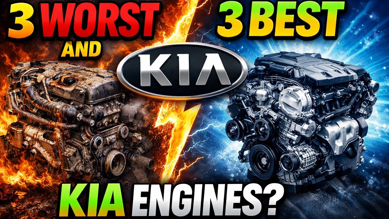 3 ХУДШИХ И 3 ЛУЧШИХ ДВИГАТЕЛЯ KIA ДЛЯ ВЕЧНОЙ ЕЗДЫ!