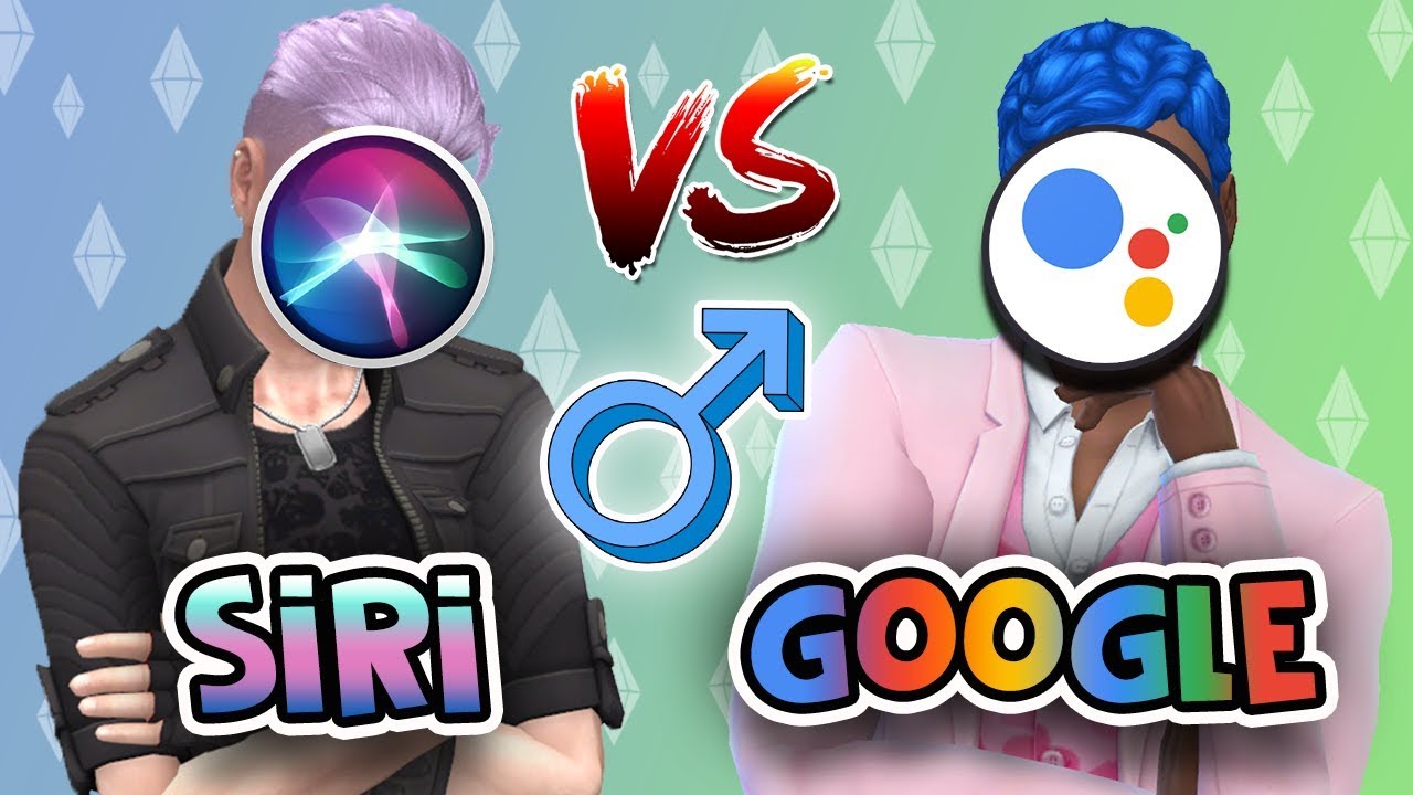 Siri vs Google: HOMBRES ♂ ¿Quién hará al sim más guapo? 😍 ft. Mia Zaff || Los Sims 4