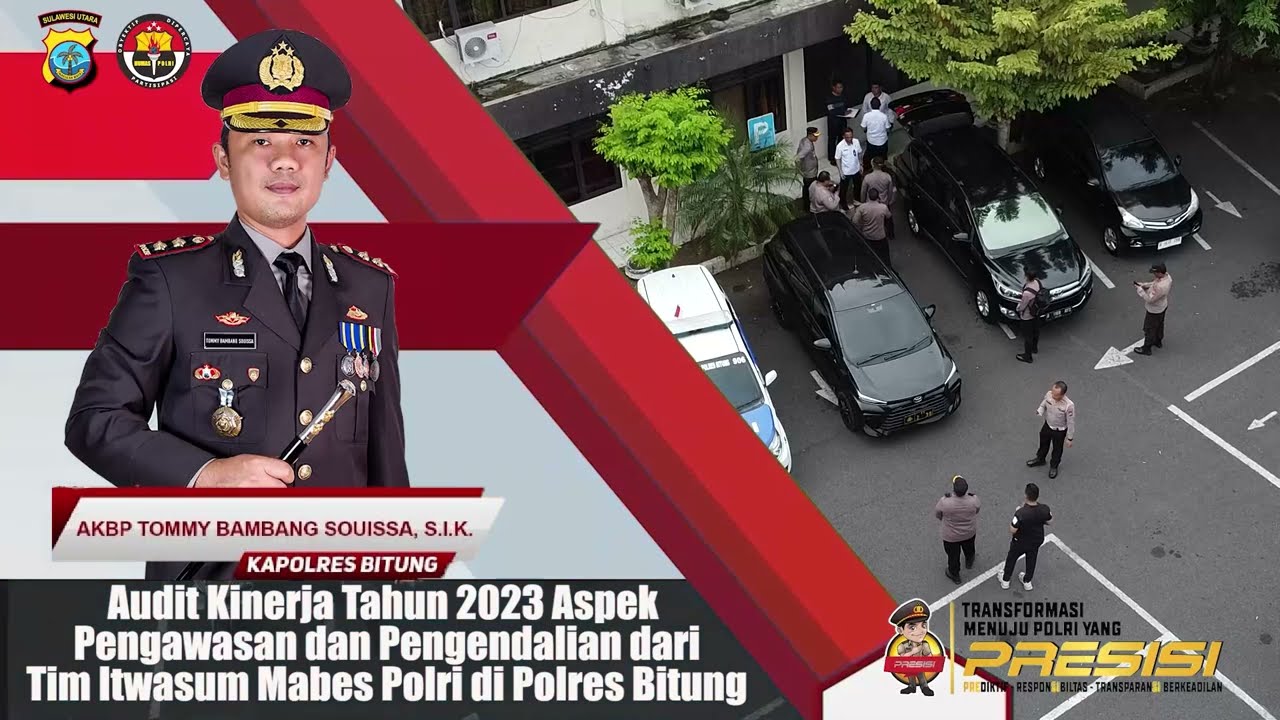 Audit Kinerja Thn 2023 Aspek Pengawasan & Pengendalian dri Tim Itwasum Mabes Polri di Polres Bitung