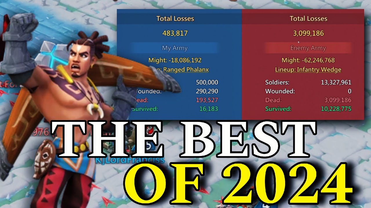 Lords Mobile| THE BEST OF 2024 - KVK PART 1!