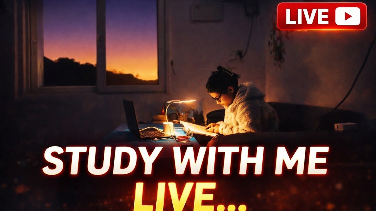 10hrs study with me Live 🔴📚