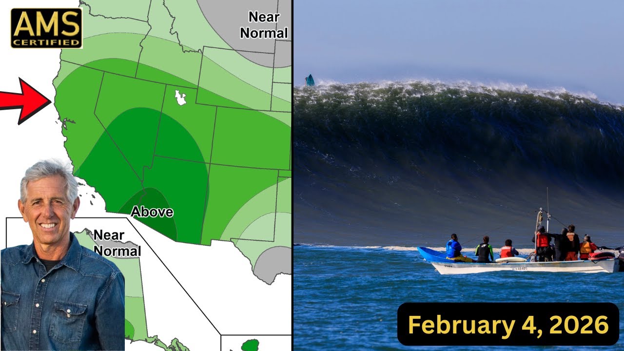 California Rain Returns! Huge Surf & Record Warmth Possible This Week