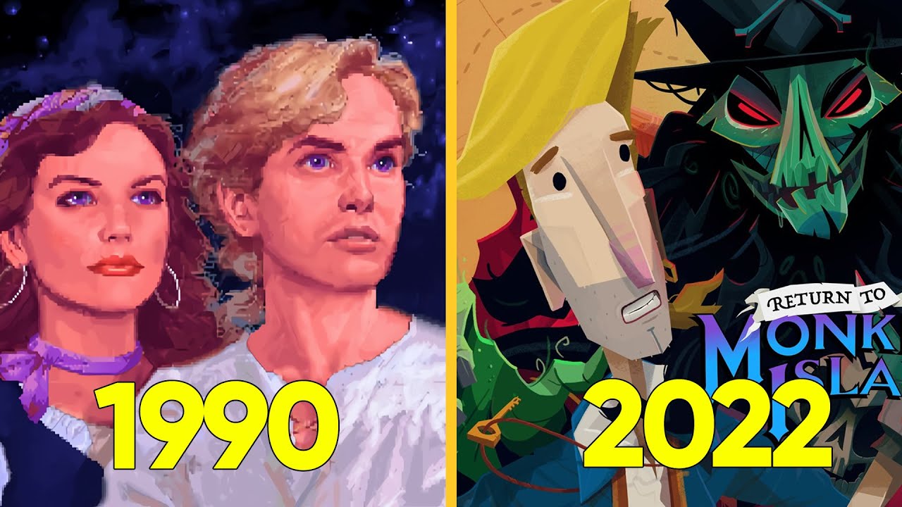 Evolution of  Monkey Island Games (1990 - 2022)