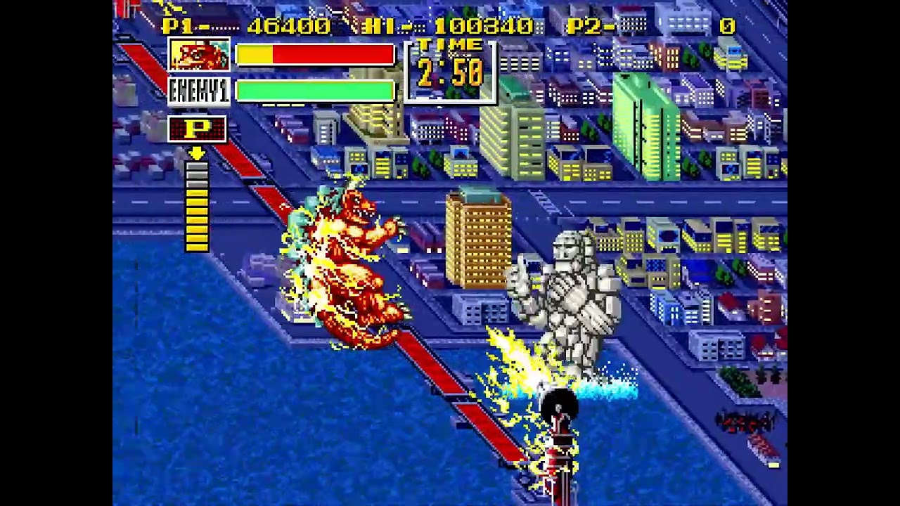 King Of The Monsters 1, The (ARC) Geon Longplay & Ending