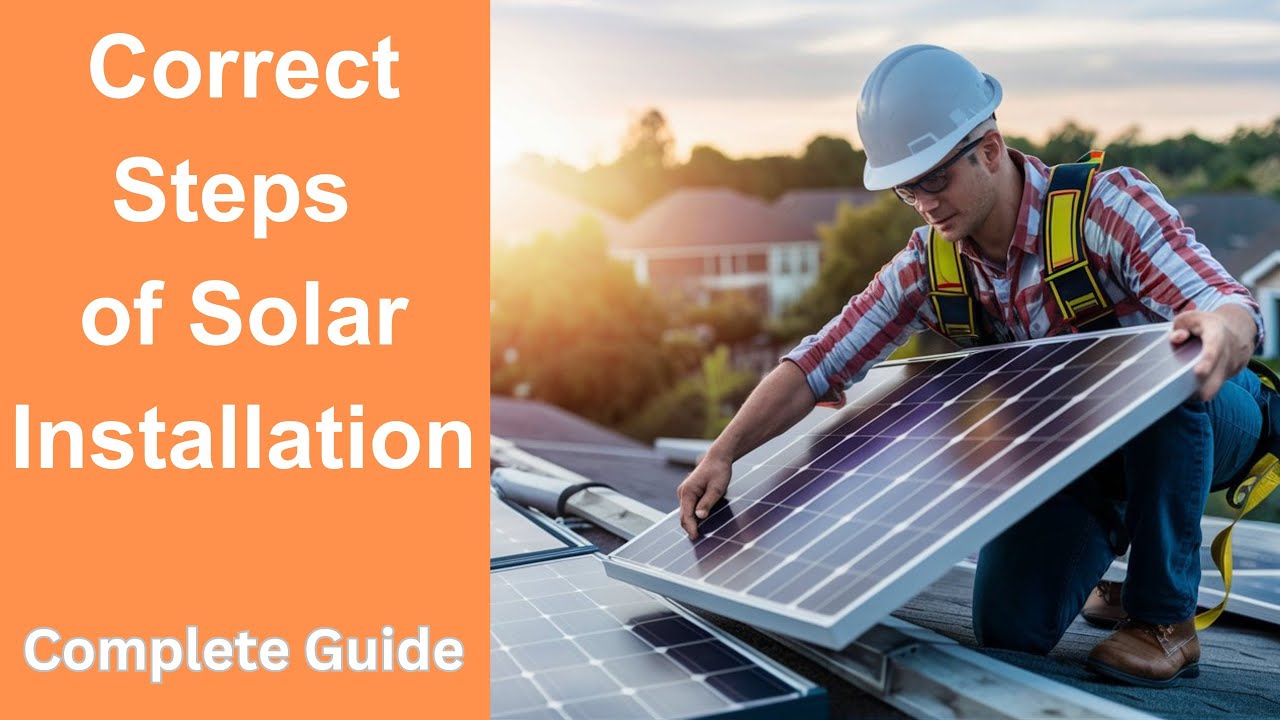 Solar Panel Installation: Step-By-Step Guide for Beginners! | ✓ Easy  & ✓ affordable