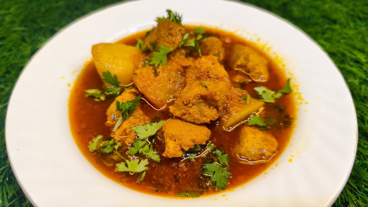 Non veg से भी ज्यादा टेस्टी और आसान आलू सोयाबीन की सब्ज़ी | Soybean Aloo Recipe | #trending#viral#yt