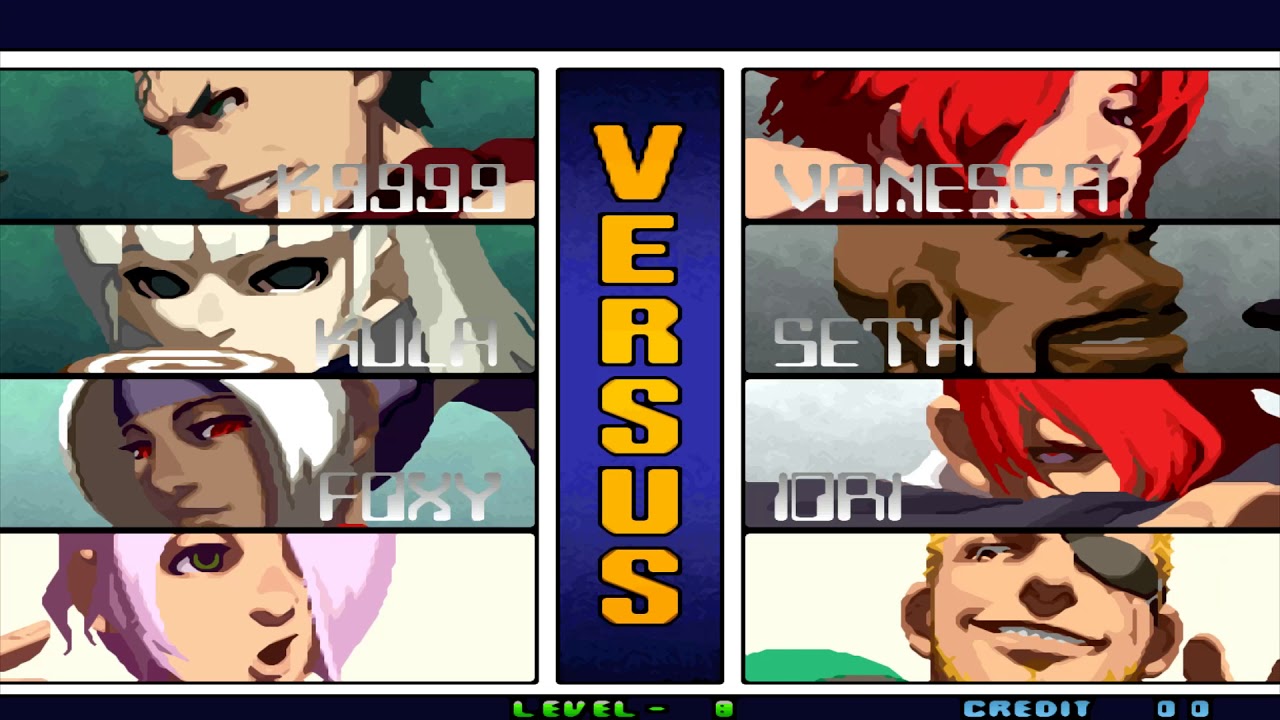 The King of Fighters 2001 (1CC Level 8) Nests Team Kula Diamond, K9999, Foxy, Angel Playthrough