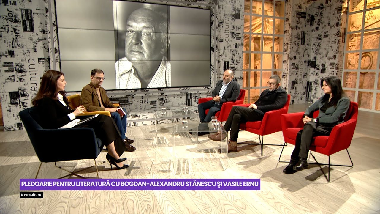 INTRARE LIBERĂ | PLEDOARIE PENTRU LITERATURĂ - VASILE ERNU ŞI BOGDAN-ALEXANDRU STĂNESCU #tvrcultural