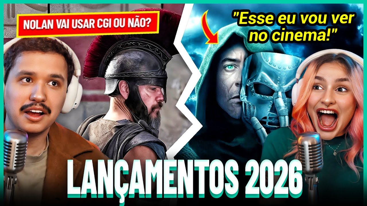 Só FILME que PROMETE! Os 5 MAIS ESPERADOS filmes de 2026